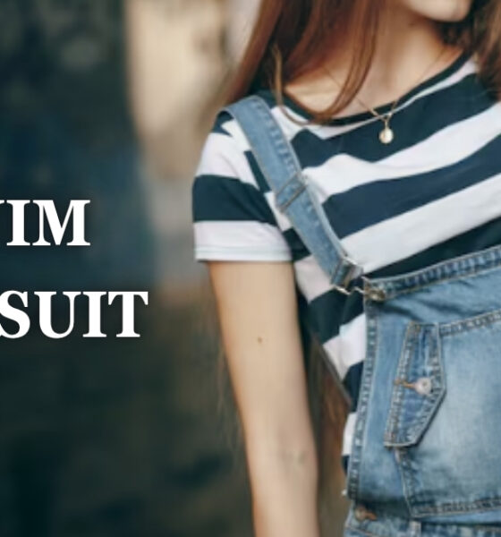 denim jumpsuit